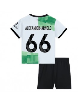 Liverpool Alexander-Arnold #66 Dječji Gostujuci Dres kompleti 2023-24 Kratak Rukavima (+ kratke hlače)